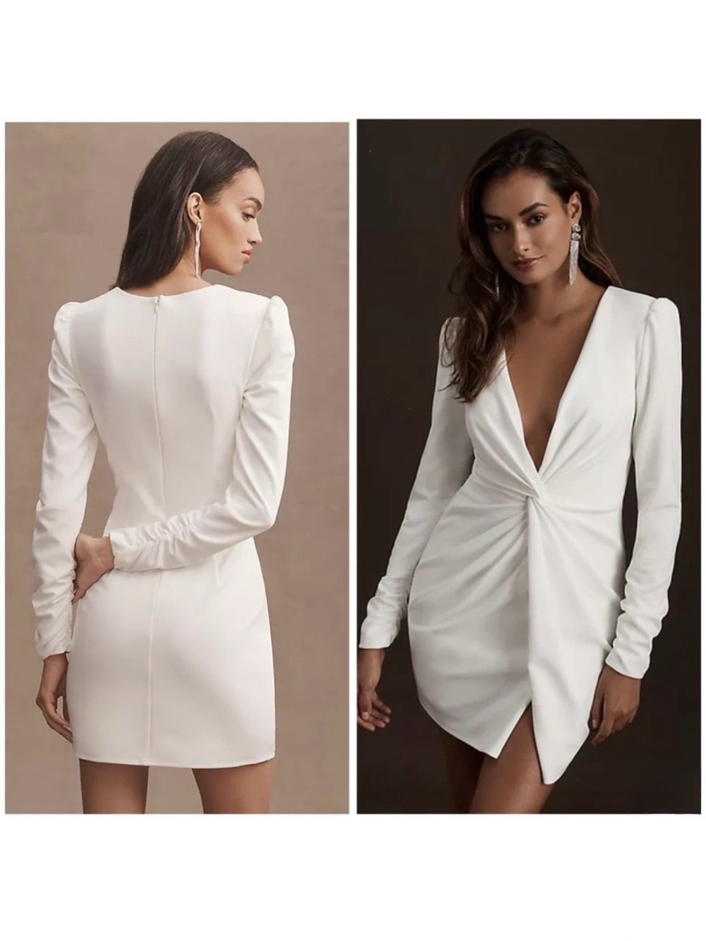 Tadashi Shoji Ivory Mini Dress